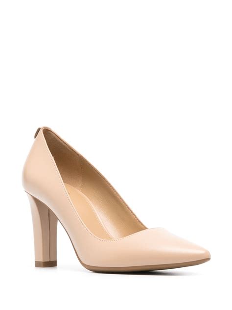 michael kors weiße pumps|michael kors block heel pumps.